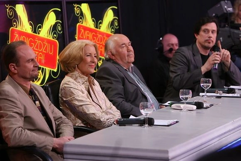 „Žvaigždžių duetų“ komisija. (Iš kairės) Gediminas Zujus, Dalia Teišerskytė, Donatas Katkus, Vytautas Juozapaitis / Juliaus Kalinsko / 15min nuotr.