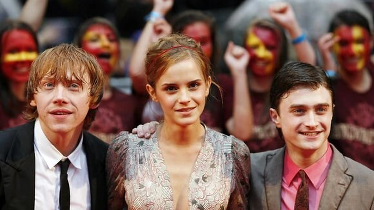 Rupertas Grintas, Emma Watson, Danielis Radcliffe`as