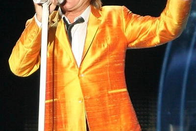 Legendinės žvaigždės Rodo Stewarto koncerto akimirka / Juliaus Kalinsko / 15min nuotr.