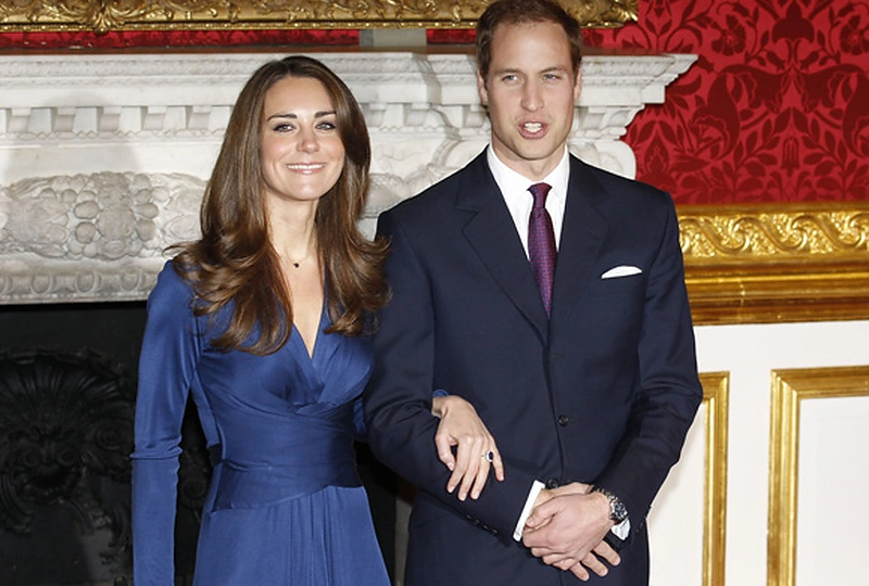 Kate Middleton su sužadėtiniu princu Williamu / „Reuters“/„Scanpix“ nuotr.