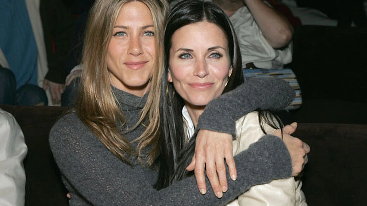 Jennifer Aniston ir Courtney Cox