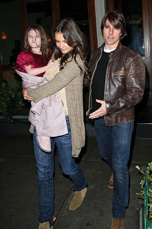 Katie Holmes ir Tomas Cruise’as su dukra Suri