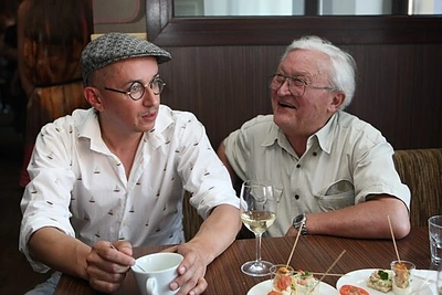 Aleksandras Pogrebnojus ir Algimantas Čekuolis