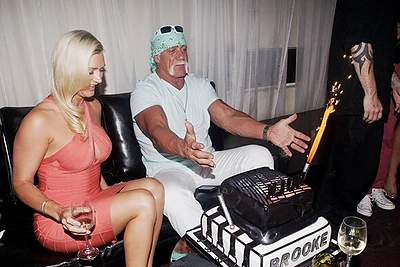 Hulkas Hoganas su žmona Jennifer McDaniel