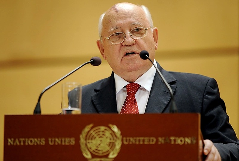 Buvęs Sovietų Sąjungos lyderis Michailas Gorbačiovas / AFP/„Scanpix“ nuotr.