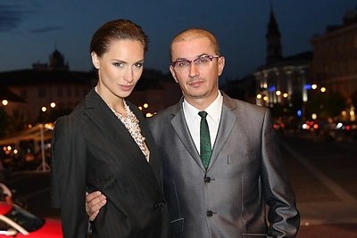 Aleksandras Pogrebnojus ir Monika Račiūnaitė