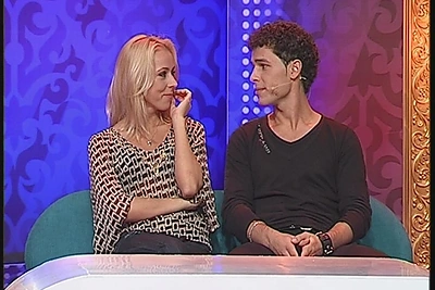 Ineta Stasiulytė ir Deivydas Meškauskas / „Lietuvos ryto TV“ nuotr.