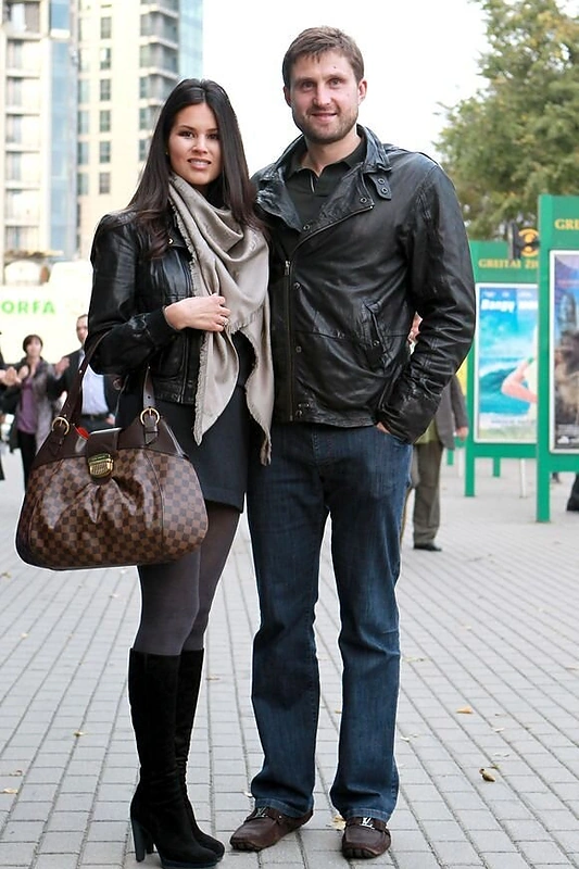 Arvydas Macijauskas su žmona Viktorija