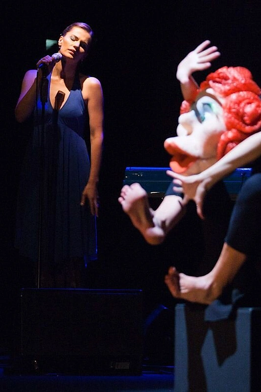 Muzikinio spektaklio akimirka