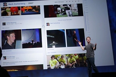 Naują paslaugą „Timeline“ pristatė „Facebook“ generalinis direktorius Markas Zuckerbergas.