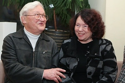 Algimantas Čekuolis su žmona Edita Čekuoliene