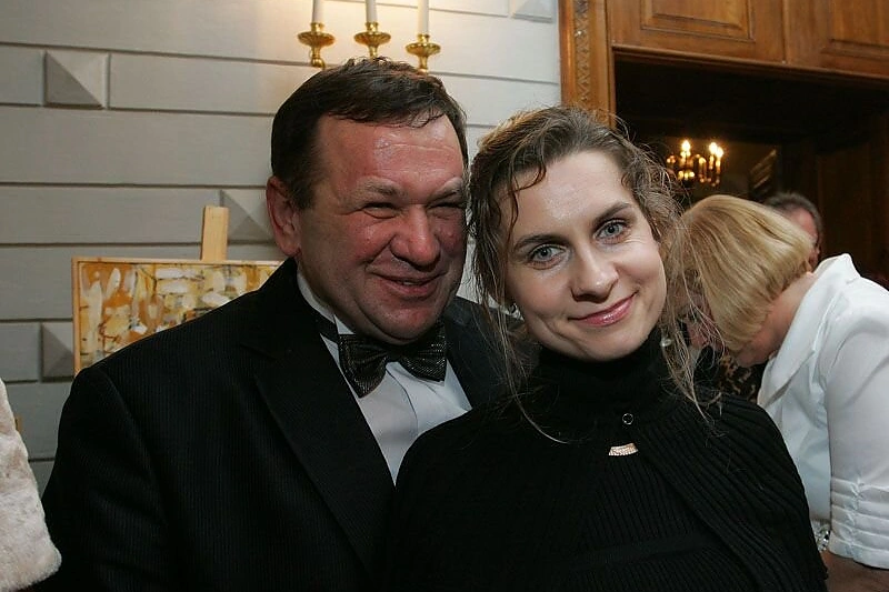 Kęstutis Pūkas su žmona Lina