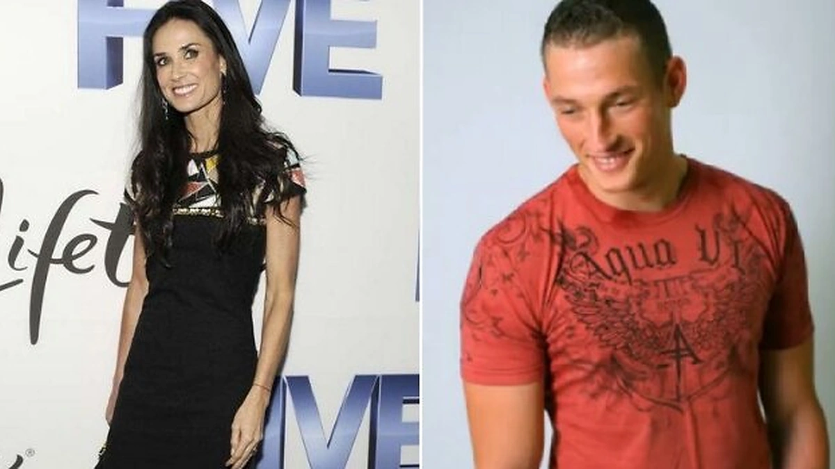 Demi Moore ir jos naujas draugas Blake'as Corlas-Baietti