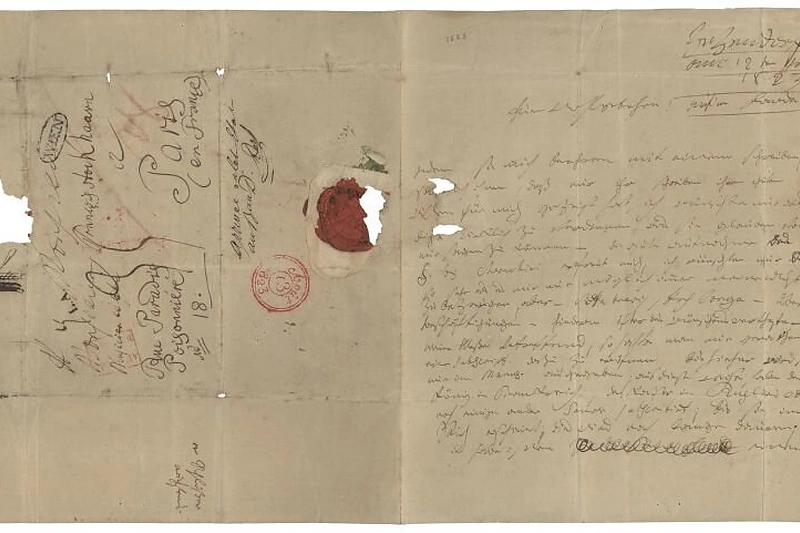 Ludwigo van Beethoveno laiškas, rašytas 1823 metais