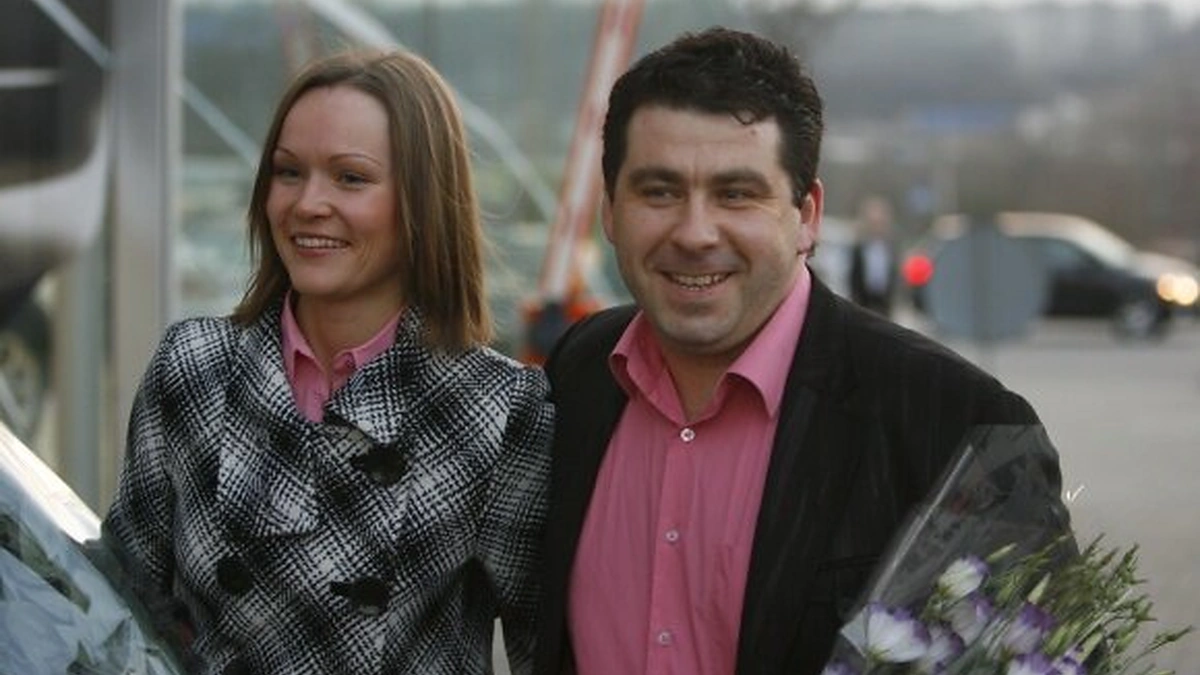 Darius Katinas su žmona Vaidile