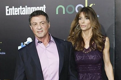 Sylvesteris Stallone su žmona Jennifer Flavin / „Reuters“/„Scanpix“ nuotr.
