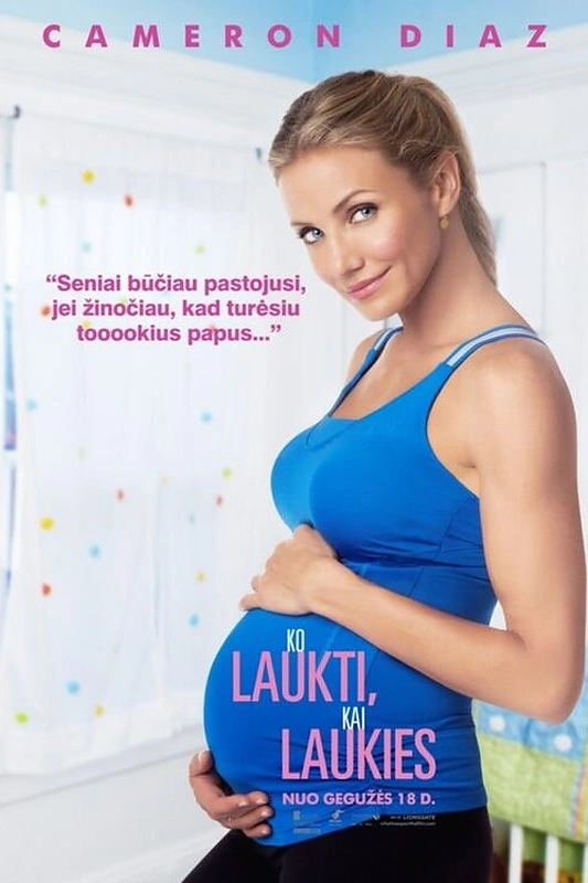 Filmo „Ko laukti, kai laukies“ plakatas su Cameron Diaz