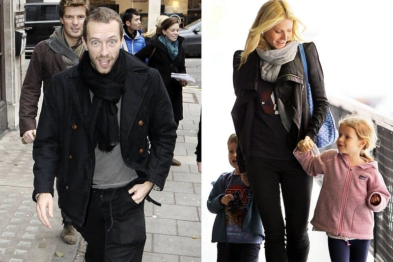 Muzikantas Chrisas Martinas ir aktorė Gwyneth Paltrow - 8 metai ir 2 vaikai