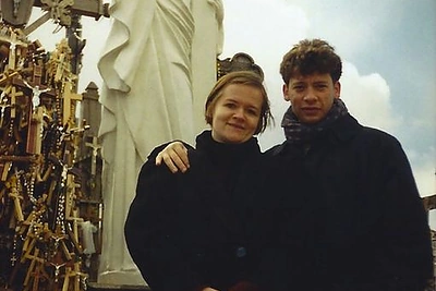 Dalia Ibelhauptaitė ir Dexteris Fletcheris 1997-aisiais / Asmeninio archyvo nuotr.