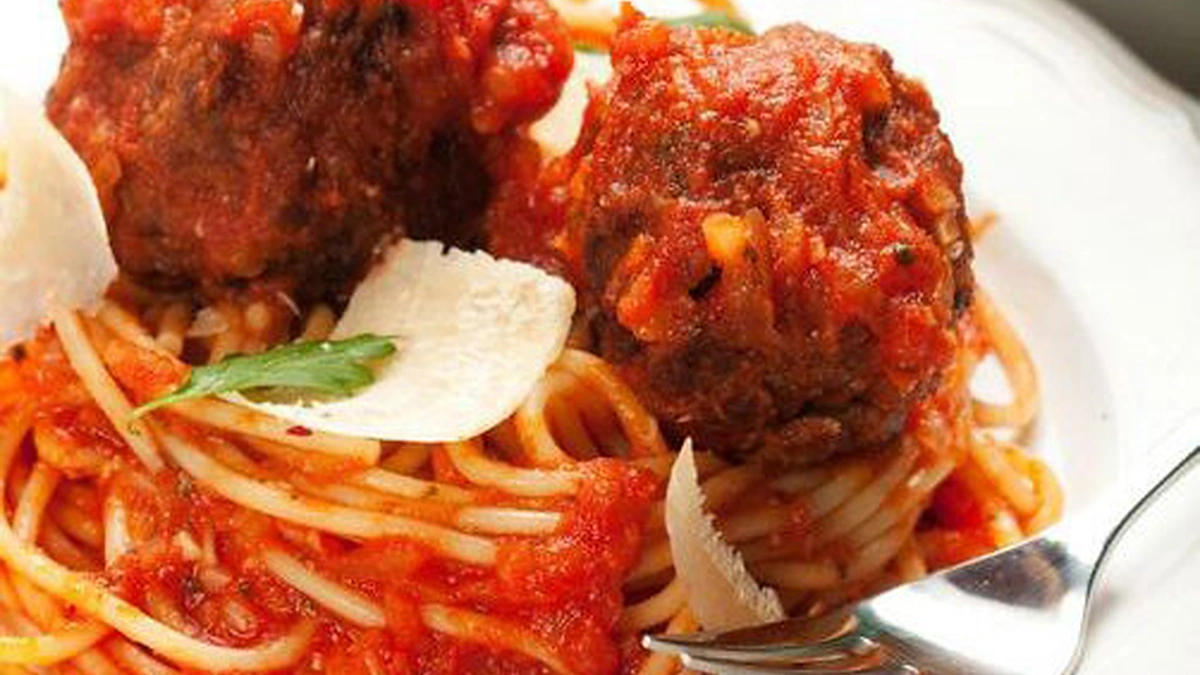 Spagečiai su jautienos kukuliais