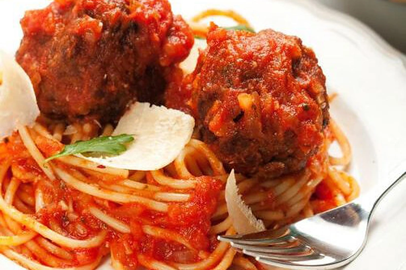 Spagečiai su jautienos kukuliais