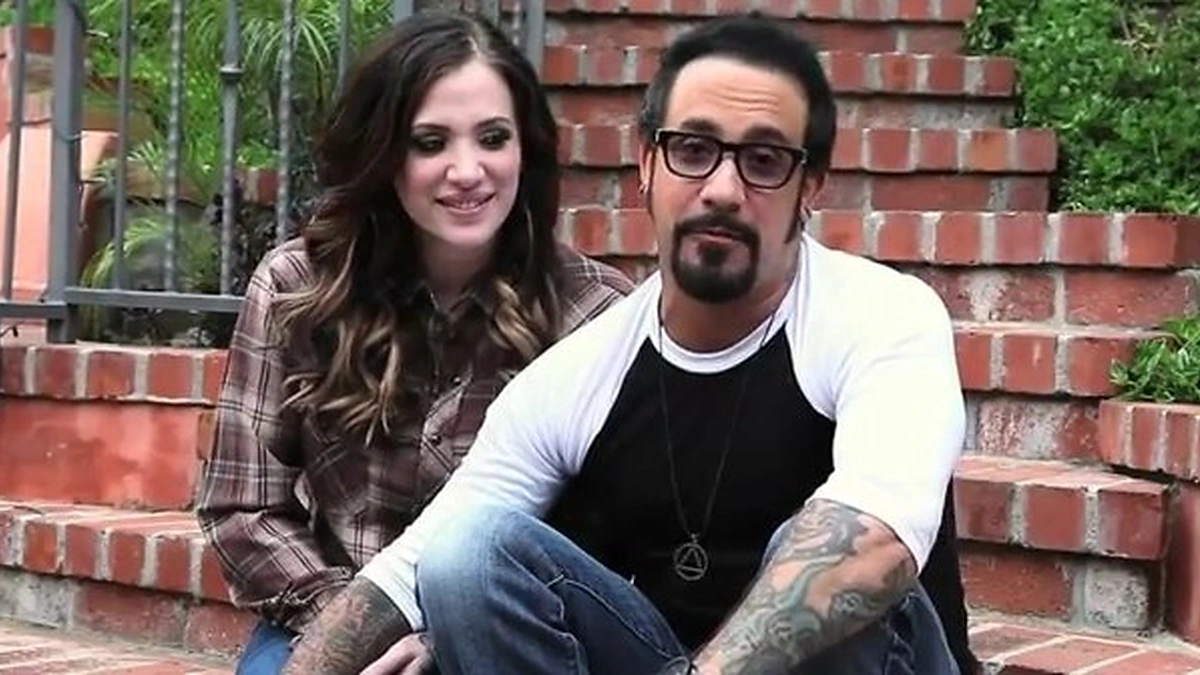 AJ McLeanas su žmona Rochelle DeAnna Karidis