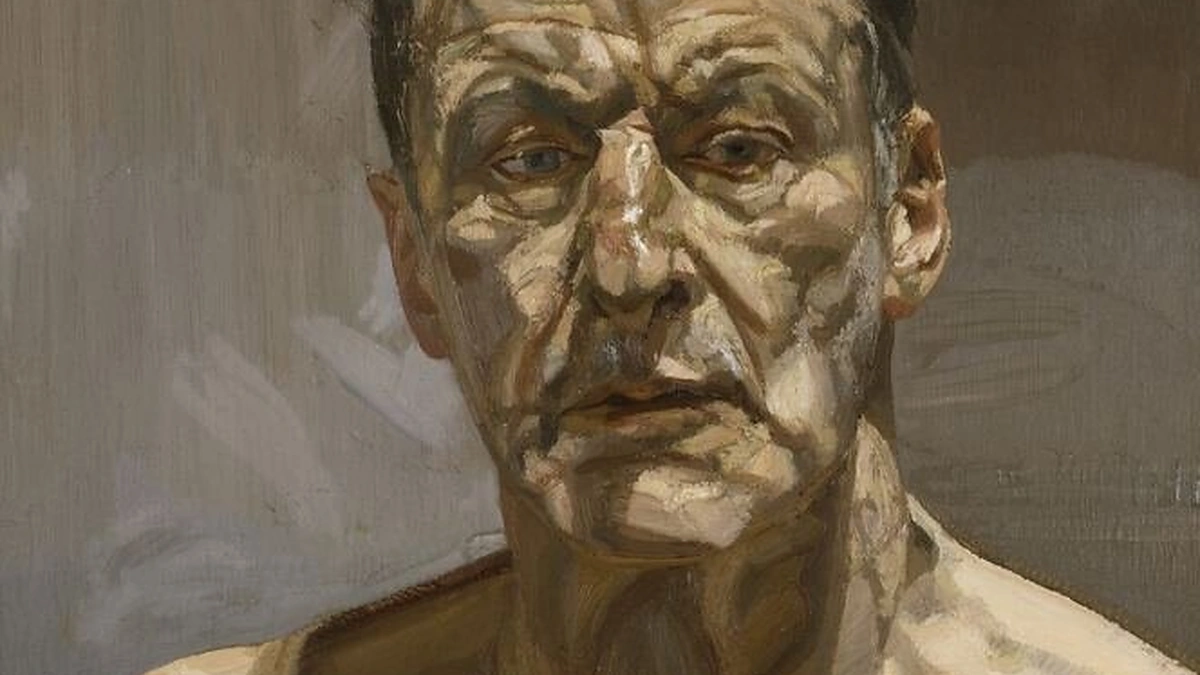 Vienas iš Luciano Freudo autoportretų