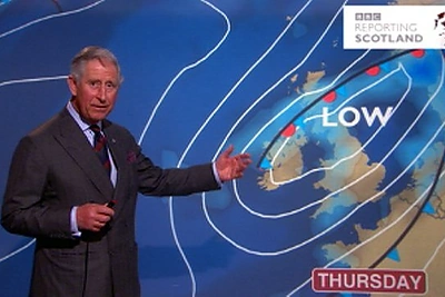 Princas Charlesas trumpam buvo tapęs BBC orų pranešėju.