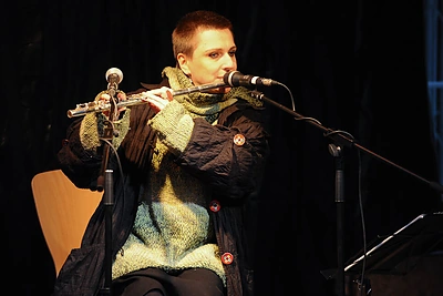 Nedos Malūnavičiūtės koncertą papuošė piešiniai iš smėlio