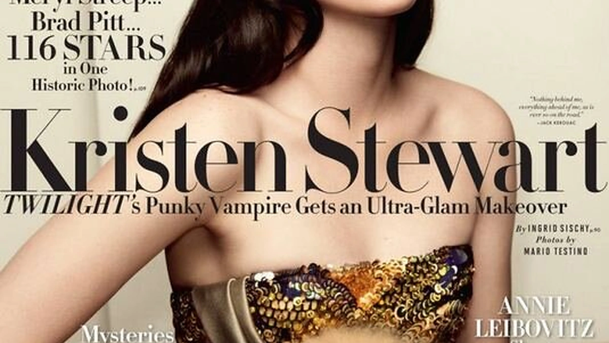 Kristen Stewart ant „Vanity Fair“viršelio