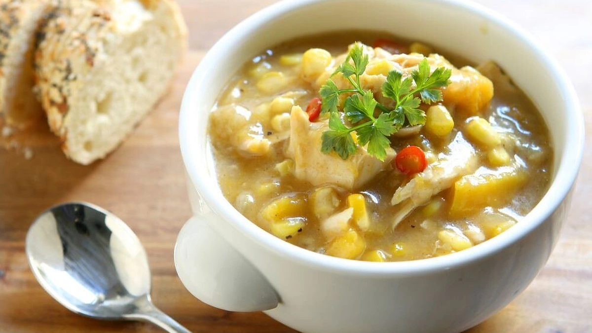 Žaliasis vištienos troškinys