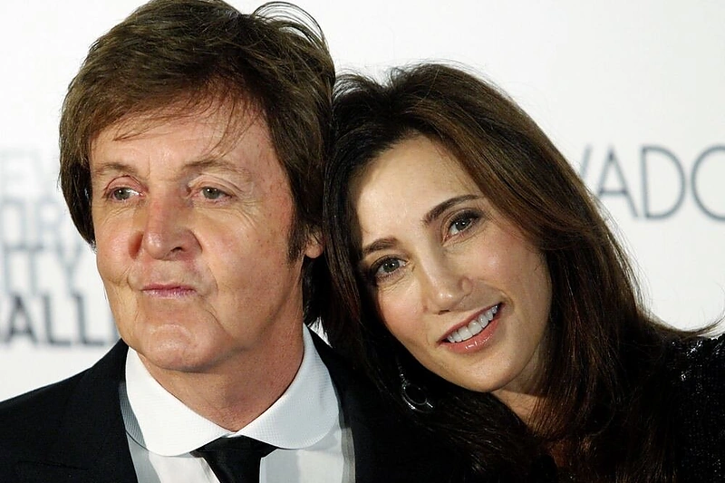 Paulas McCartney su žmona Nancy