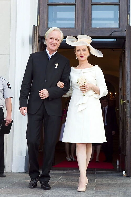 Mūza Rubackytė-Golay su vyru Alainu