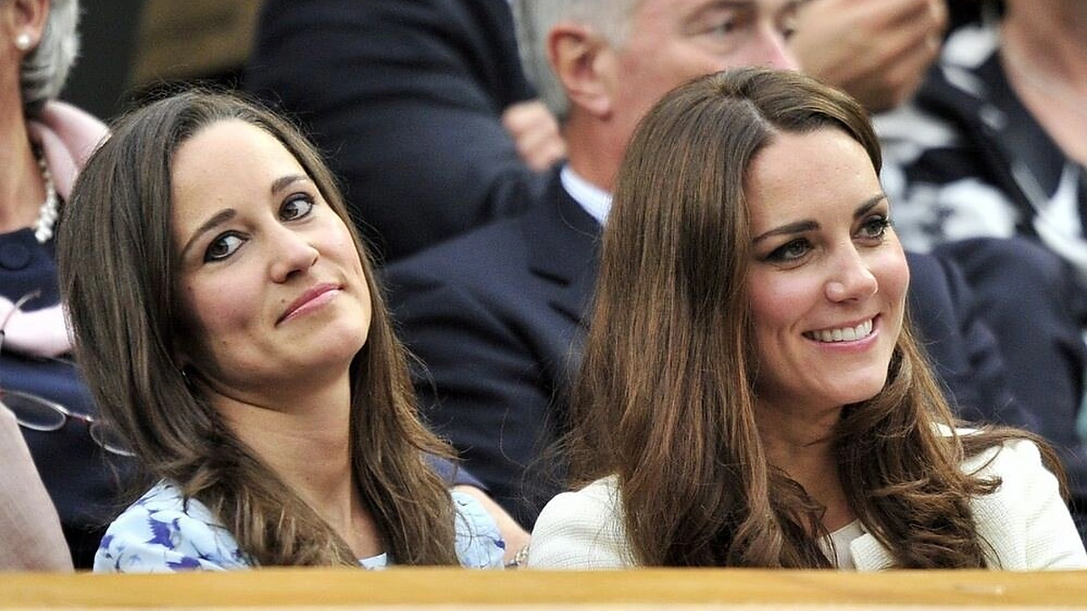 Pippa Middleton (kairėje) ir Kembridžo hercogienė Catherine