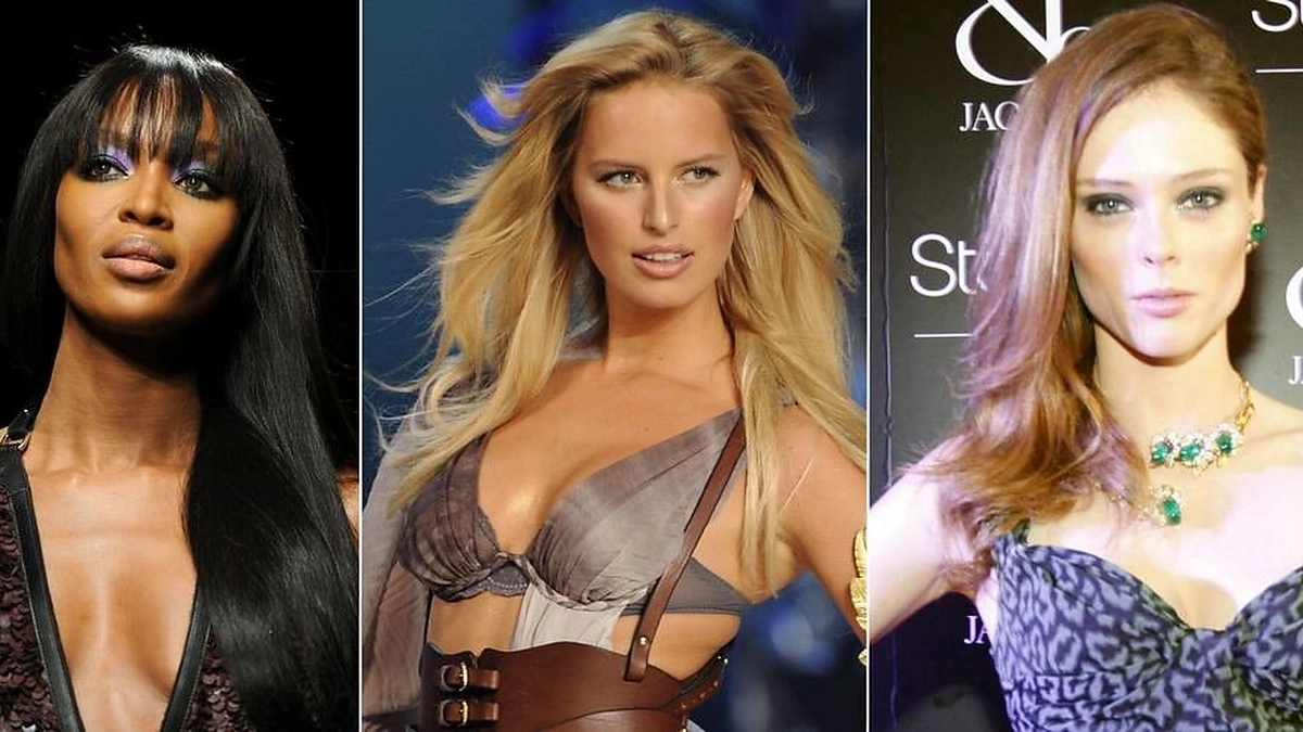 Naomi Campbell, Karolina Kurkova ir Coco Rocha