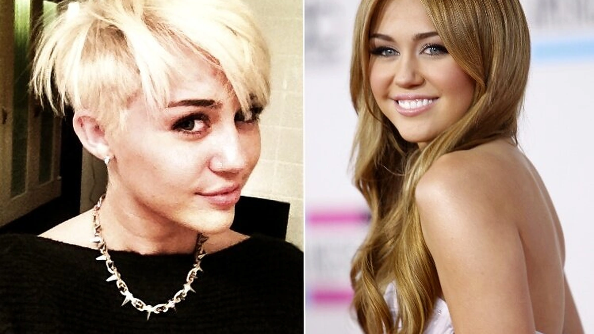 Miley Cyrus naujoji šukuosena