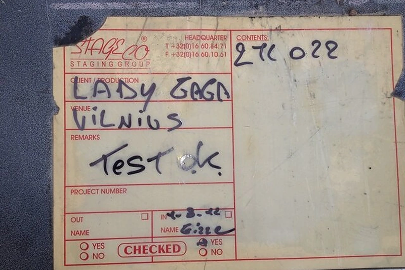 Pasiruošimas Lady Gagos koncertui