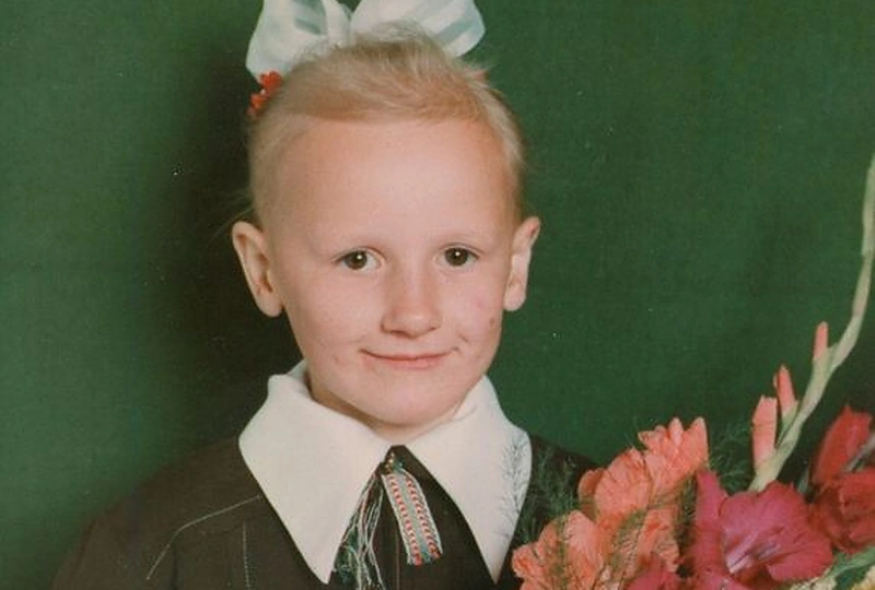 Antrokė Katažina per Rugsėjo 1-ąją / Asmeninio albumo / Žmonės.lt nuotr.