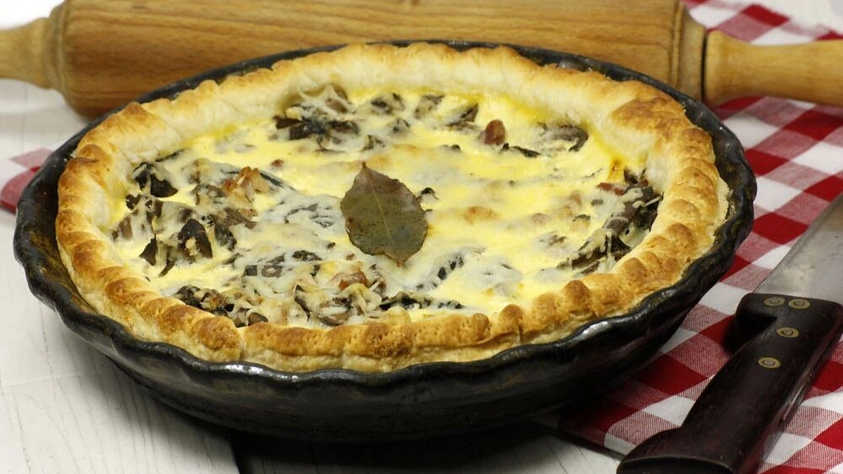 Grybų pyragas