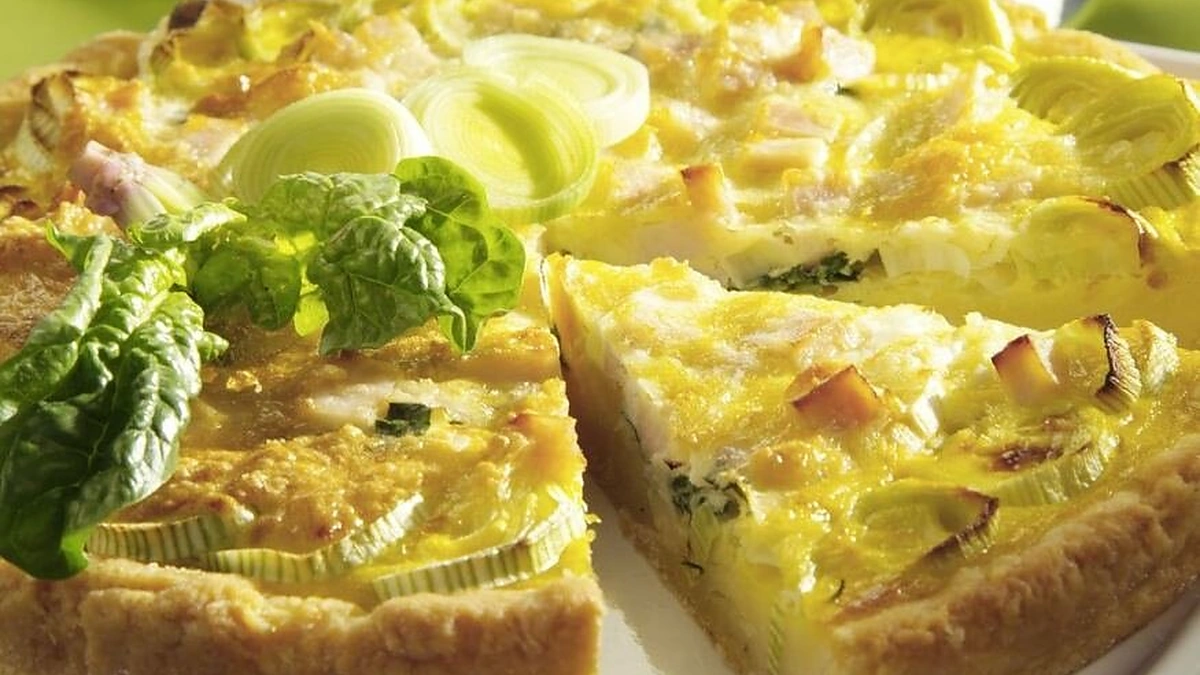 Kišas su špinatais