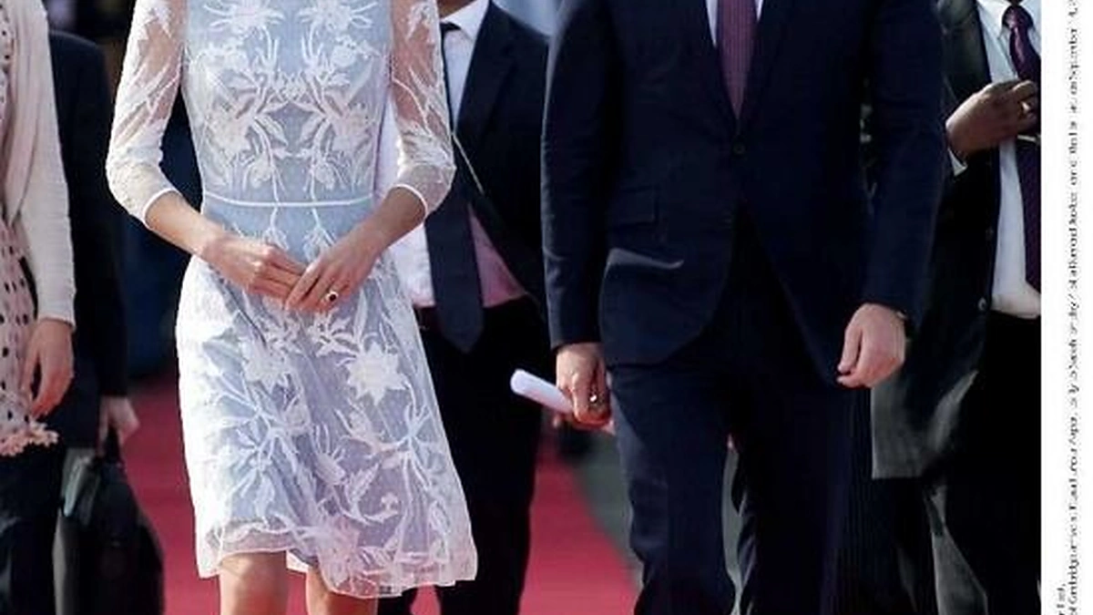 Catherine ir Williamas šiuo metu vieši Azijoje.