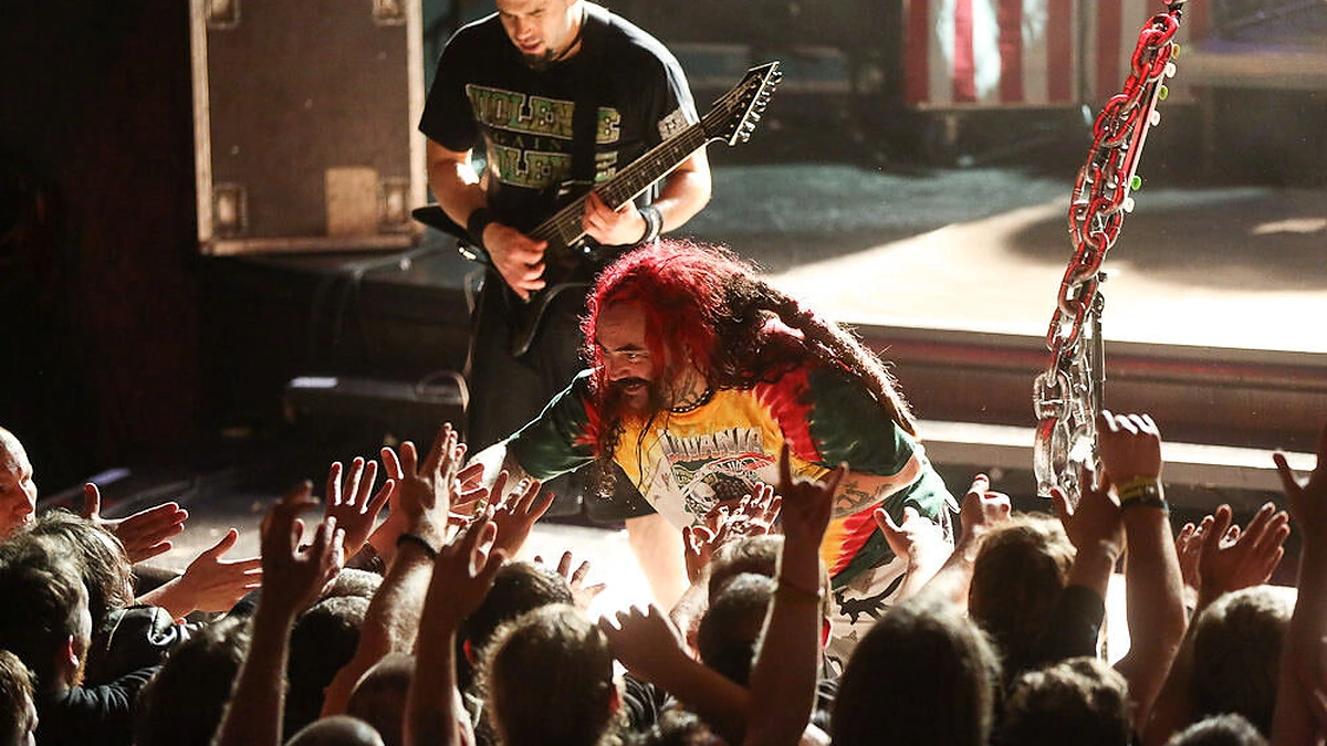 Akimirka iš „Soulfly“ koncerto