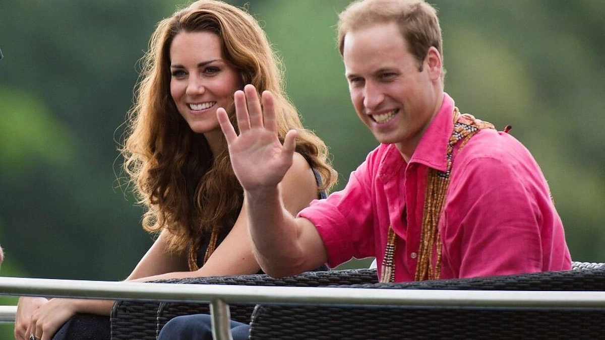 Catherine ir Williamas šiuo metu vieši Saliamono salose.