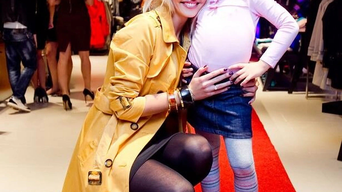 Skaistė Steikūnaitė su dukra Patricija