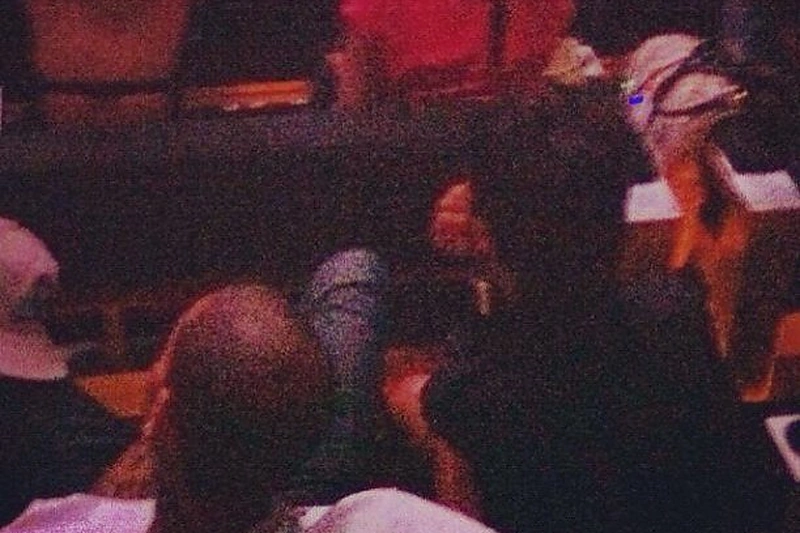 Chrisas Brownas ir Rihanna Jay-Z koncerte