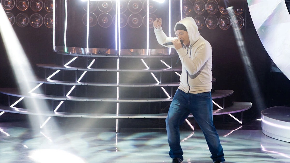 Aistis Mickevičius įkūnijęs Egidijų Dragūną-Selą