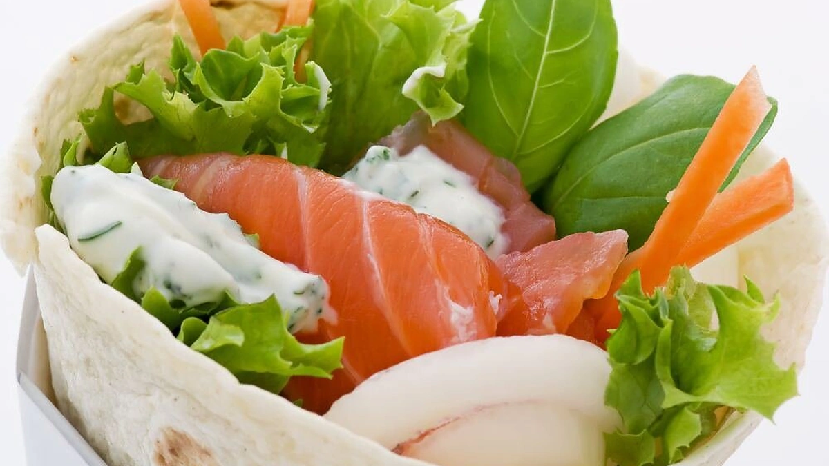 Lašišos ir varškės užkandis