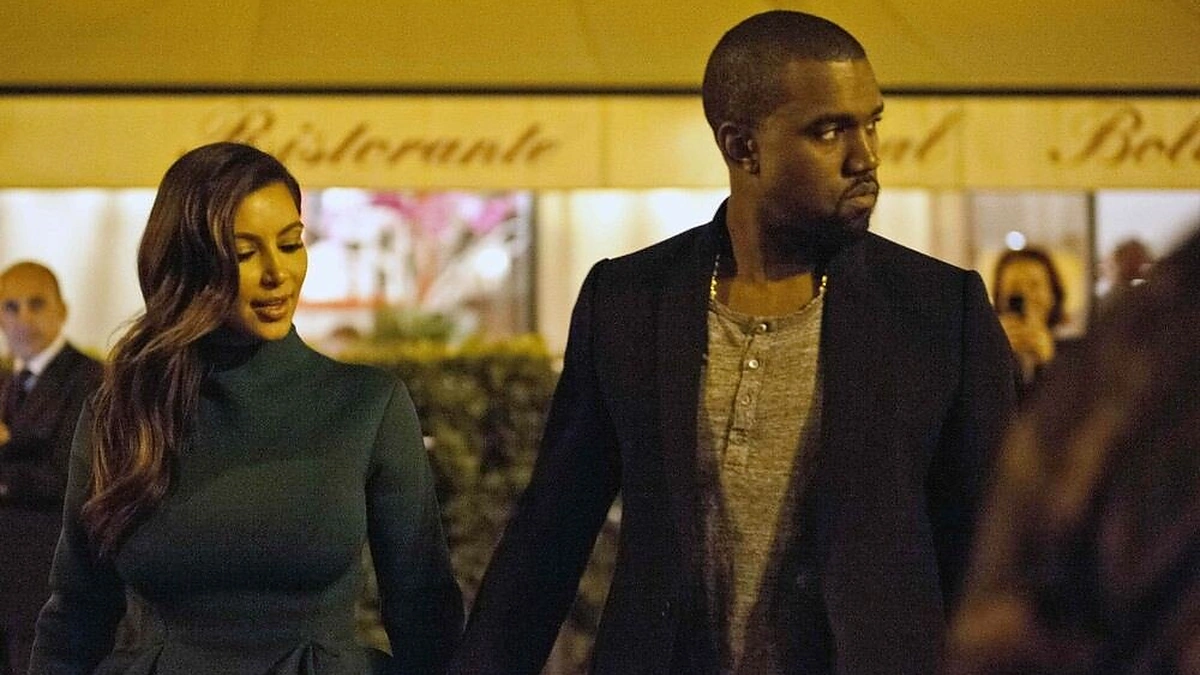 Kim Kardashian ir Kanye Westas