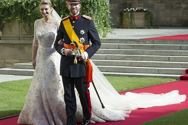 Didysis kunigaikštis Guillaume'as ir kunigaikštienė Stephanie