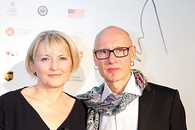 Niujorke kuriantis pasaulinio garso menininkas Ray Bartkus Vilniuje atidarė parodą „Tapybos pabaiga“